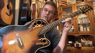 Video thumbnail for Hey, I got an Ovation Elite 1768, lol! by Brian McFarland