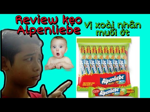 Review Kẹo Alpenliebe Vị Xoài Nhân Muối Ớt ll Vinh' Zio