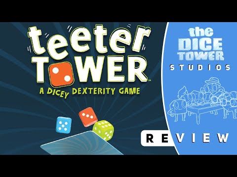 Teetertower Review: Jenga with Dice and Cards