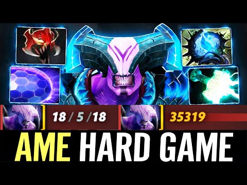🔥 AME Faceless Void HARD GAME — Witchbane + Mjollnir MoM MAX BASH Carry vs Terrorblade Dota 2 Pro