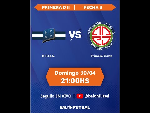FECHA 3 PRIMERA D ZONA B FUTSAL AFA BPNA VS PRIMERA JUNTA