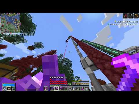 Vault Hunters 1.18: Mekanism + Modular Router auto tree farm (Minecraft)