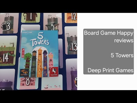 5 Towers a review by Board Game Happy