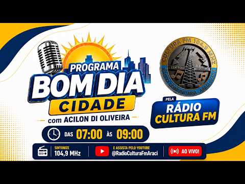 🔴 NO AR O PROGRAMA BOM DIA CIDADE 24/07/2026 | @ACILONDIOLIVEIRA #1258