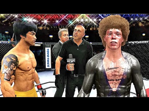 UFC 4 | Bruce Lee vs. LP (Laura Pergolizzi) - EA sports UFC 4 - CPU vs CPU