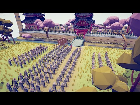 200x MEDIEVAL ARMY SIEGE SAMURAI CITY - Totally Accurate Battle Simulator TABS