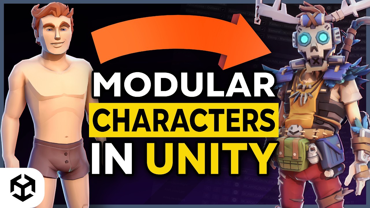 Create modular characters using Sidekick Character Creator for Unity (Tutorial) by #SyntyStudios