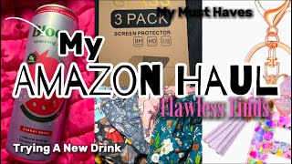 My AMAZON HAUL|BLOOM ENERGY DRINK|TRADER JOE GEMS|