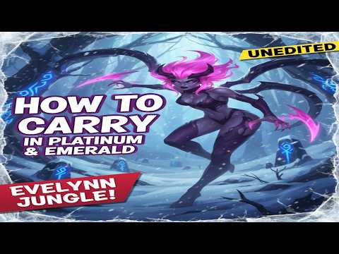 Plat/Emerald is a JOKE with THIS Evelynn Playstyle (Easy Climb)
