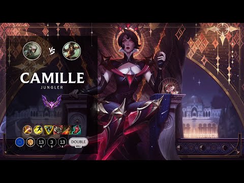 Camille Jungle vs Nidalee - EUW Master Patch 12.8