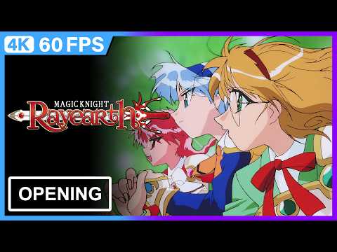 Magic Knight Rayearth Opening | 4K | 60FPS | Creditless |