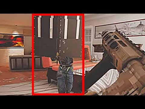 Jäger Shield Glitch in Slow Mo | Rainbow Six Siege