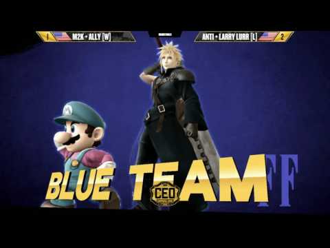 CEO2016 - dT | Anti + Larry Lurr vs. FOX MVG | Mew2King + Ally - WiiU Doubles Top8