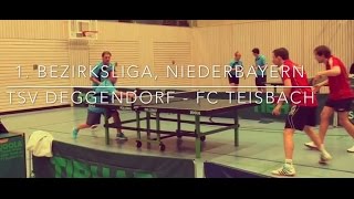 preview picture of video 'Tischtennis: TSV Deggendorf -  FC Teisbach 2014'