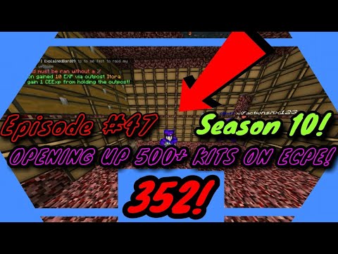 OPENING 500+ KITS ON ECPE FACTIONS | Eternal Factions | Episode #47 | Minecraft PE