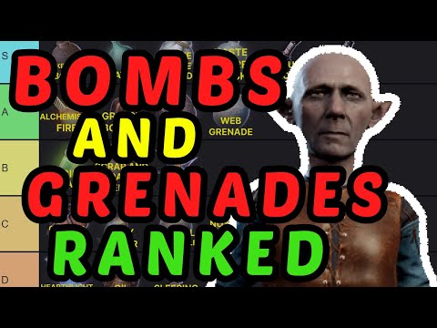 GRENADES TIER LIST - Throwables Ranked - BG3 Honour Mode Guide