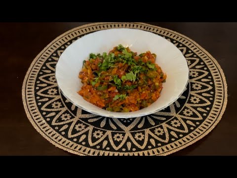 Turkish Saksuka | Fried Eggplants in Tomato-Garlic Sauce