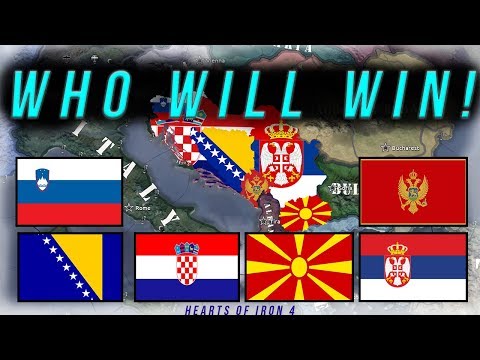 AI Only Balkans! Who Will Win! | Hearts of Iron 4 [HOI4 Balkans Enhanced Mod]