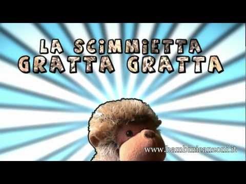 LA SCIMMIETTA GRATTA GRATTA - Canzoni per bambini e bimbi piccoli - baby music cartoon