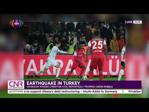 Earthquake in Turkey: Ghanaian winger Christian Atsu reported;y trapped under rubble | CNR