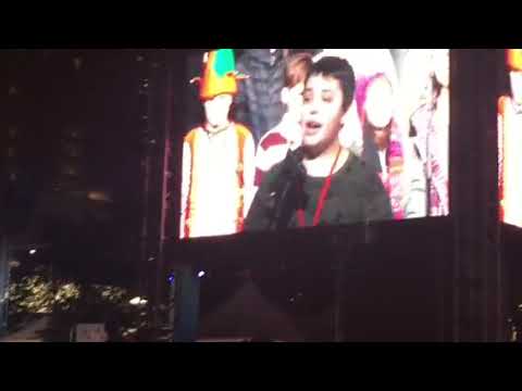 SF Union Square Tree Lighting - A Christmas Story the Musical