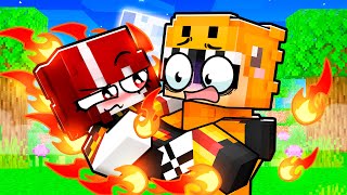 Dating a BULLY FIRE PRINCESS in Minecraft!