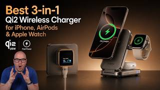 Best 3-in-1 Qi2 ANKER Wireless Charger for iPhone, AirPods & Apple Watch