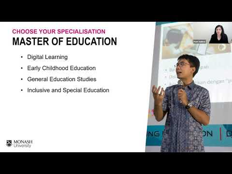 Graduate Degrees in Education Webinar, Monash University, 21 October 2021
