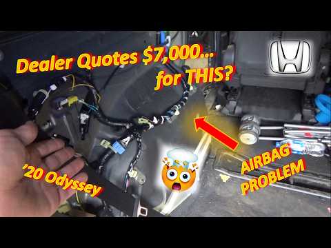 Dealer Quotes $7,000...for THIS?! ('20 Honda Odyssey: Airbag SRS PROBLEM B0091-B0093)