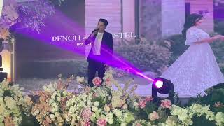 Till I met you - Regine Velasquez ( Rench &amp; Christel Wedding ) live performance by Kevin Traqueña