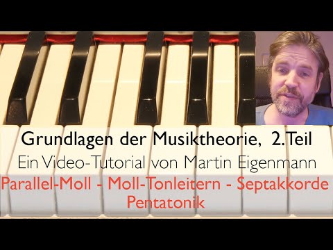 Grundlagen der Musiktheorie 2.  Teil | Parallel-Moll, die Moll-Tonleitern, Pentatonik
