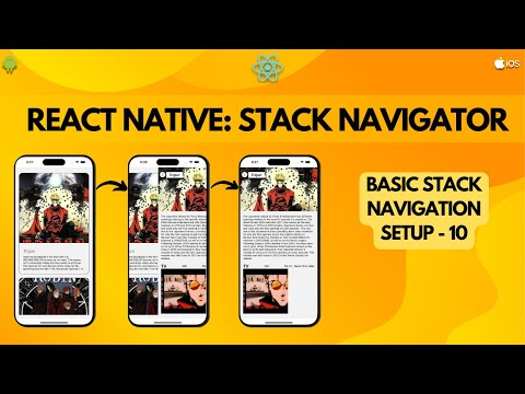 React Native Stack Navigator Basic Stack Navigation Setup 10