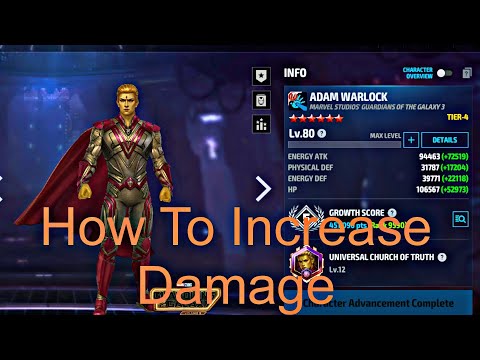 How to Increase Adam Warlock Damage!! - Marvel Future Fight