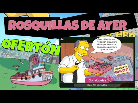 ¡Rosquillas de ayer! Comprando el Barco con 2400 rosquillas!! | Los Simpson Springfield (TSTO)