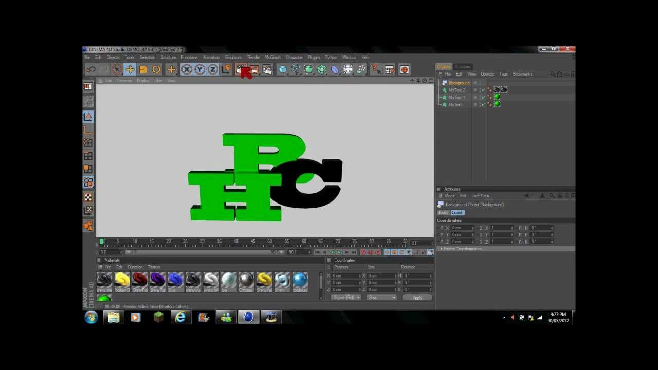 C4D Speedart HRC Logo