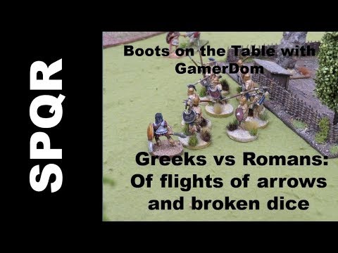 SPQR - Greeks vs Romans: Of flights of arrows and broken dice