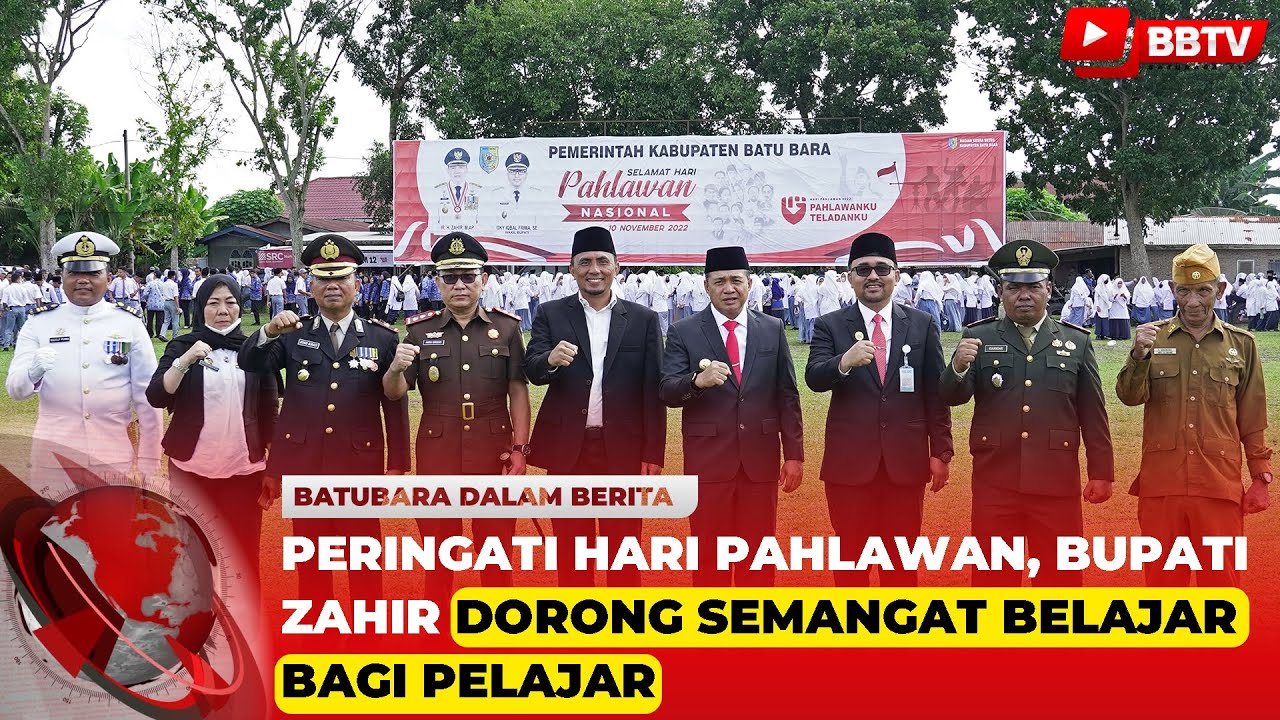 PERINGATI HARI PAHLAWAN, BUPATI ZAHIR DORONG SEMANGAT BELAJAR BAGI PELAJAR
