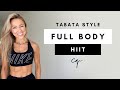 30 Min FULL BODY HIIT WORKOUT | Tabata Style No Jumping & No Equipment