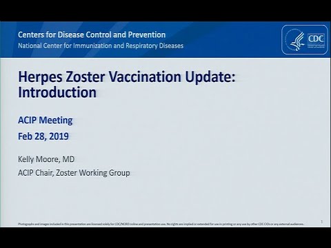 February 2019 ACIP Meeting - Zoster & Hepatitis vaccines