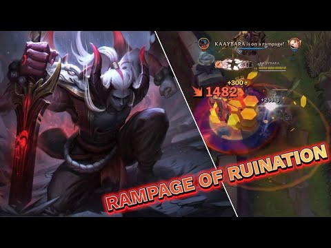 [EUNE] KAAYBARA - AATROX MONTAGE #9 - RAMPAGE OF RUINATION