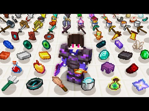 EU COLETEI TODOS OS ITENS DO MINECRAFT - IRMANDADE
