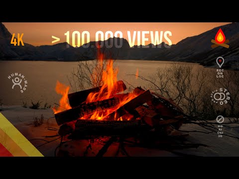Arctic twilight 🔥 CAMPFIRE 🔥 (12 hours – mid-roll ads turned off)