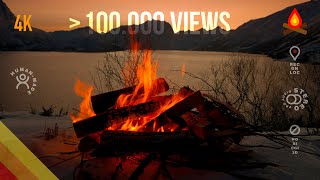 Arctic twilight 🔥 CAMPFIRE 🔥 (12 hours – mid-roll ads turned off)
