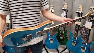 Video thumbnail for CE24 Mapletop Blue Matteo #handselect #PRS by Bottom's Up Guitars {ボトムズアップギターズ}公式CH
