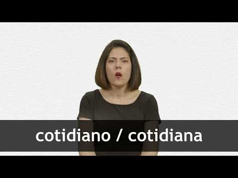 English Translation of “COTIDIANO” | Collins Spanish-English Dictionary