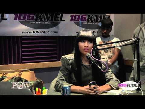 Nicki Minaj Interview in the MGD Music Lounge at 106 KMEL