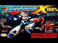 Mega Man X super Nintendo At Zerar 100