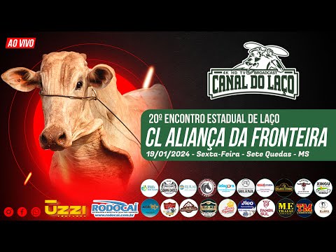 20º ENCONTRO ESTADUAL - LAÇO COMPRIDO - CLUBE DE LAÇO ALIANÇA DA FRONTEIRA - SETE QUEDAS - MS