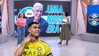 ALICE DO GLOBE ESPORTE RS SOLTOU ESSA BOMBA NO PROGRAMA:  CRISTIANO RONALDO NO GRÊMIO ?