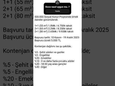 500.000 Yeni Konut! TOKİ’den Tarihi Proje 🏠